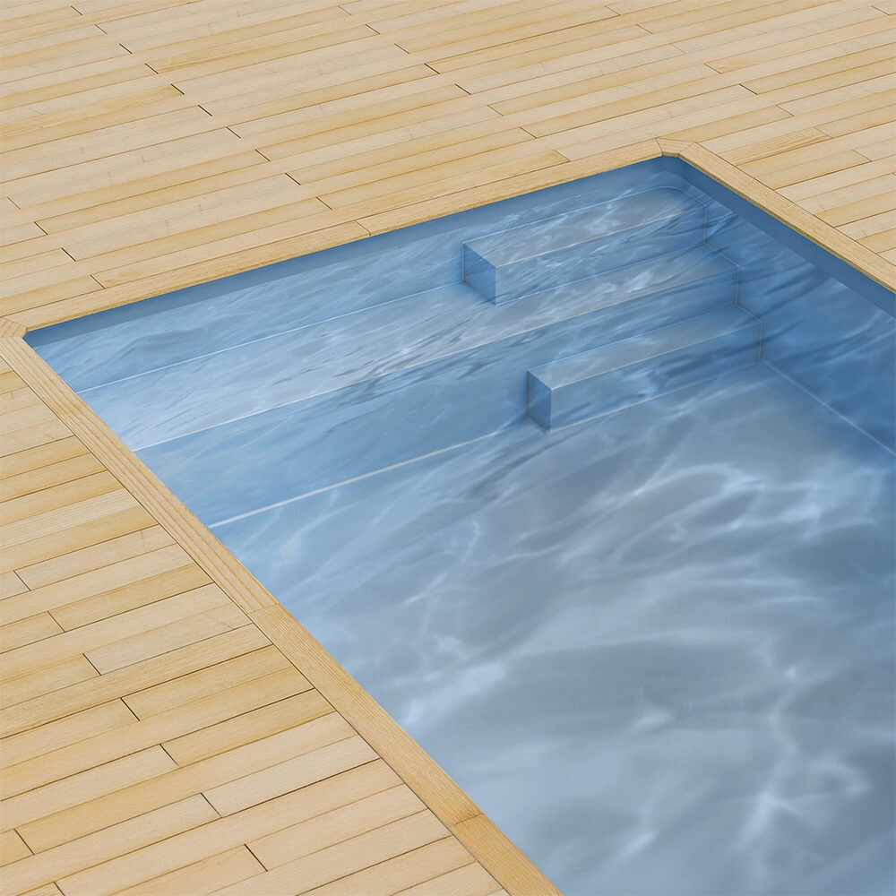 Styroporpool_TreppeSitzbank_120_rechts_Poolfolie