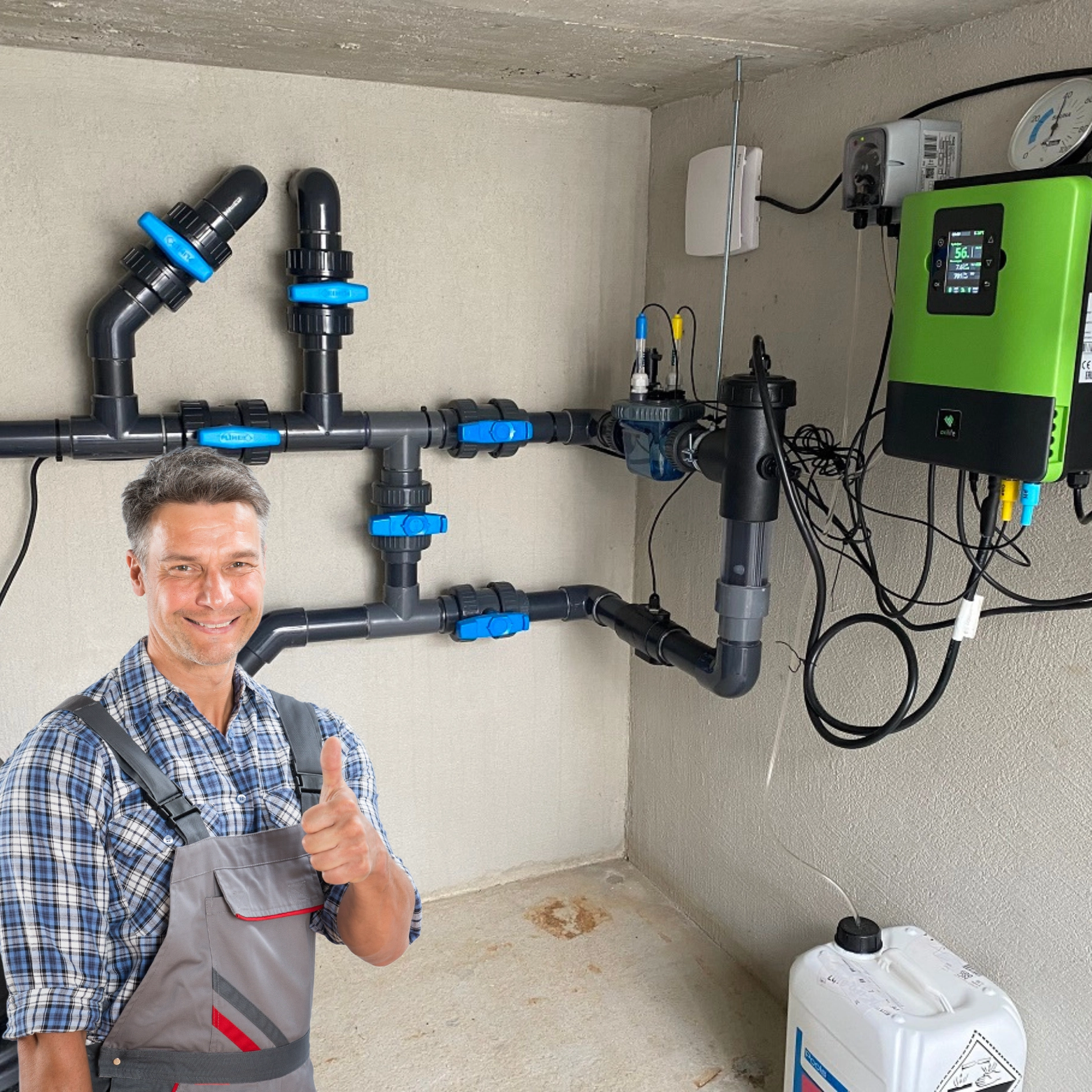 ➔ Was ist ein Pooltechnik Haus?