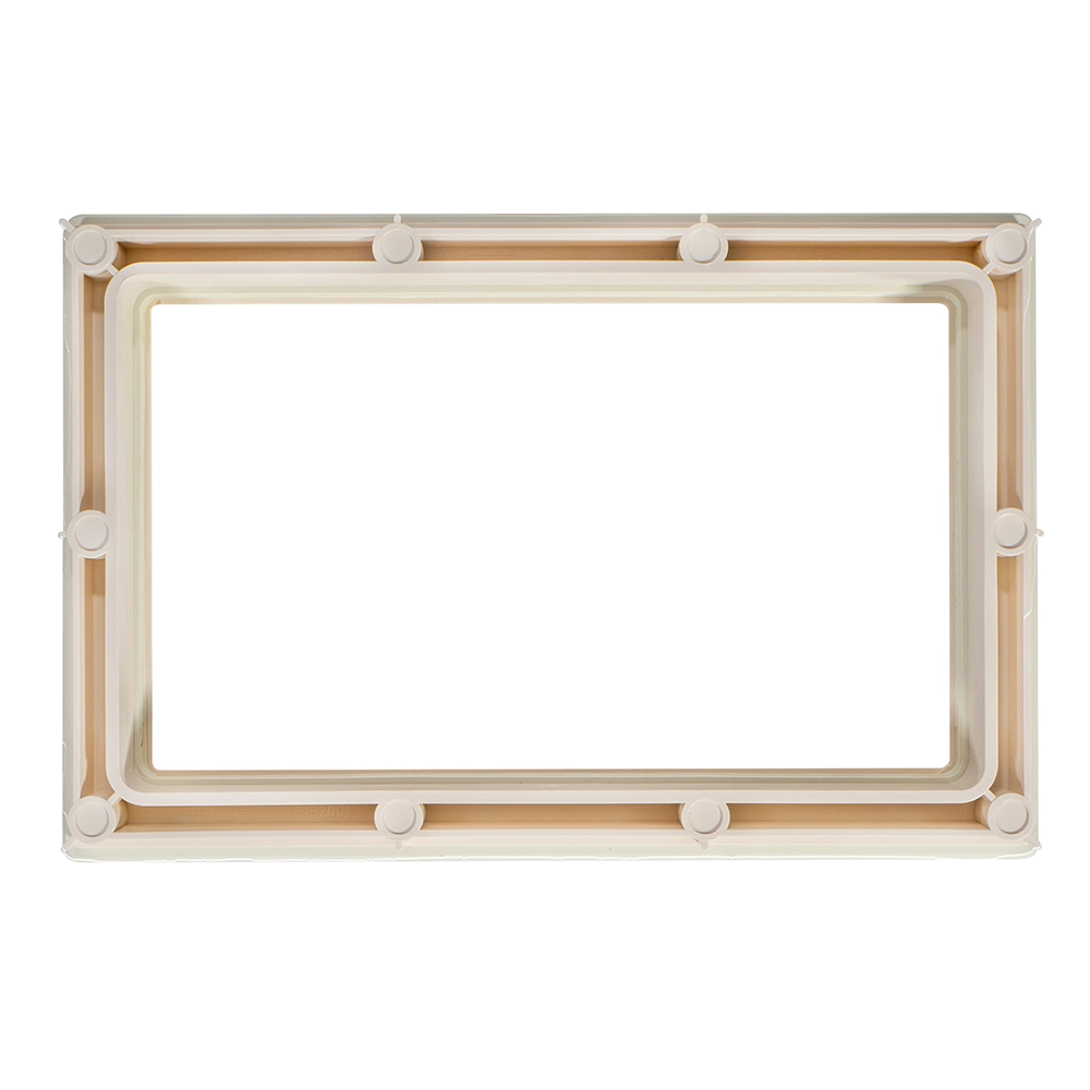 Skimmer Flanscheinheit, cremeweiß, Rückseite