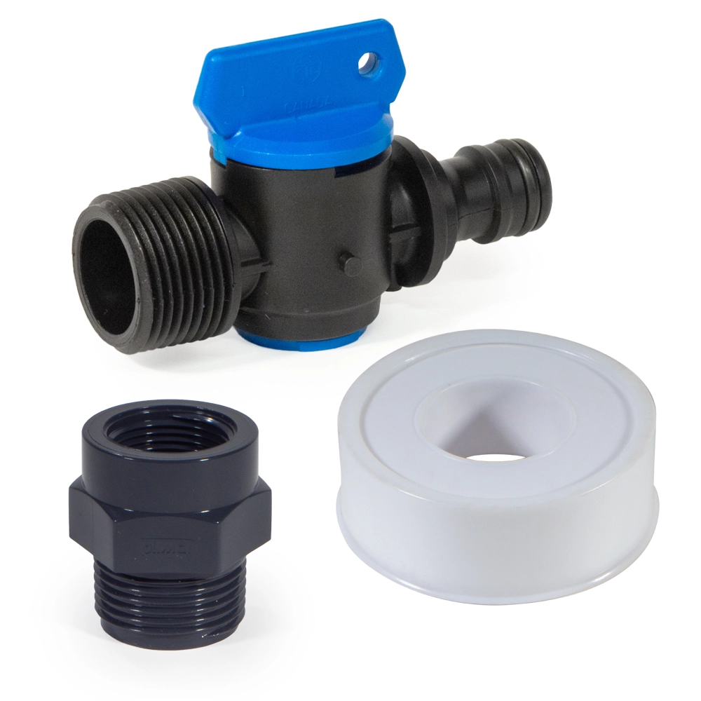 Entleerungs-Set Premium mit Gardena Anschluss für Filterkessel Pavo II Entleerungs-Set Premium mit Gardena Anschluss für Filterkessel Pavo II