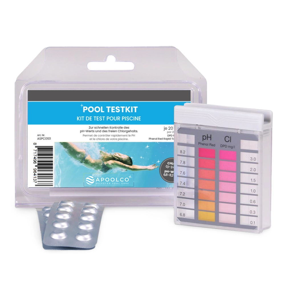Pool Test Kit für Chlor & pH-Wert, Apoolco