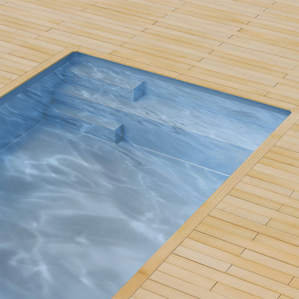 Styroporpool_TreppeSitzbank_120_links_Poolfolie