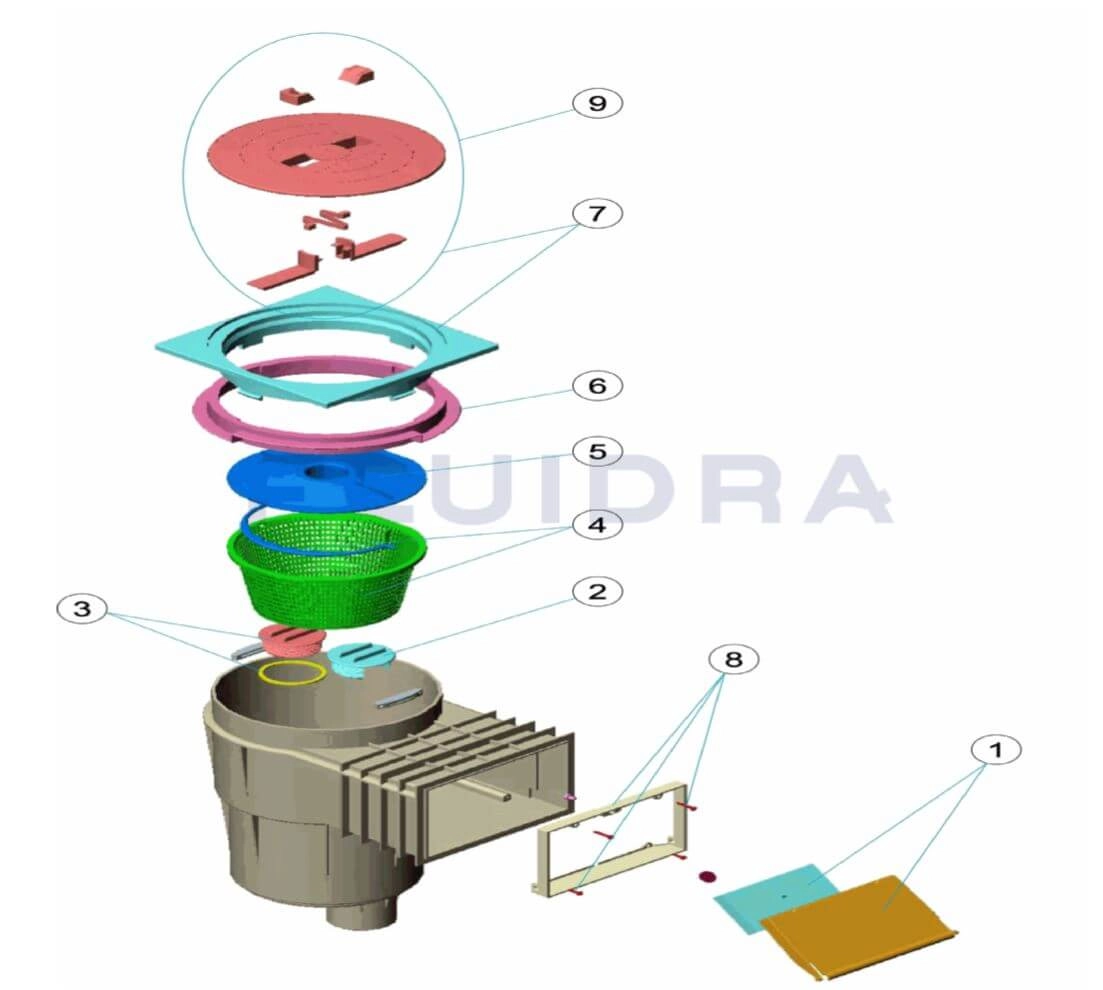 Skimmer-Astral-Standard-Ersatzteile