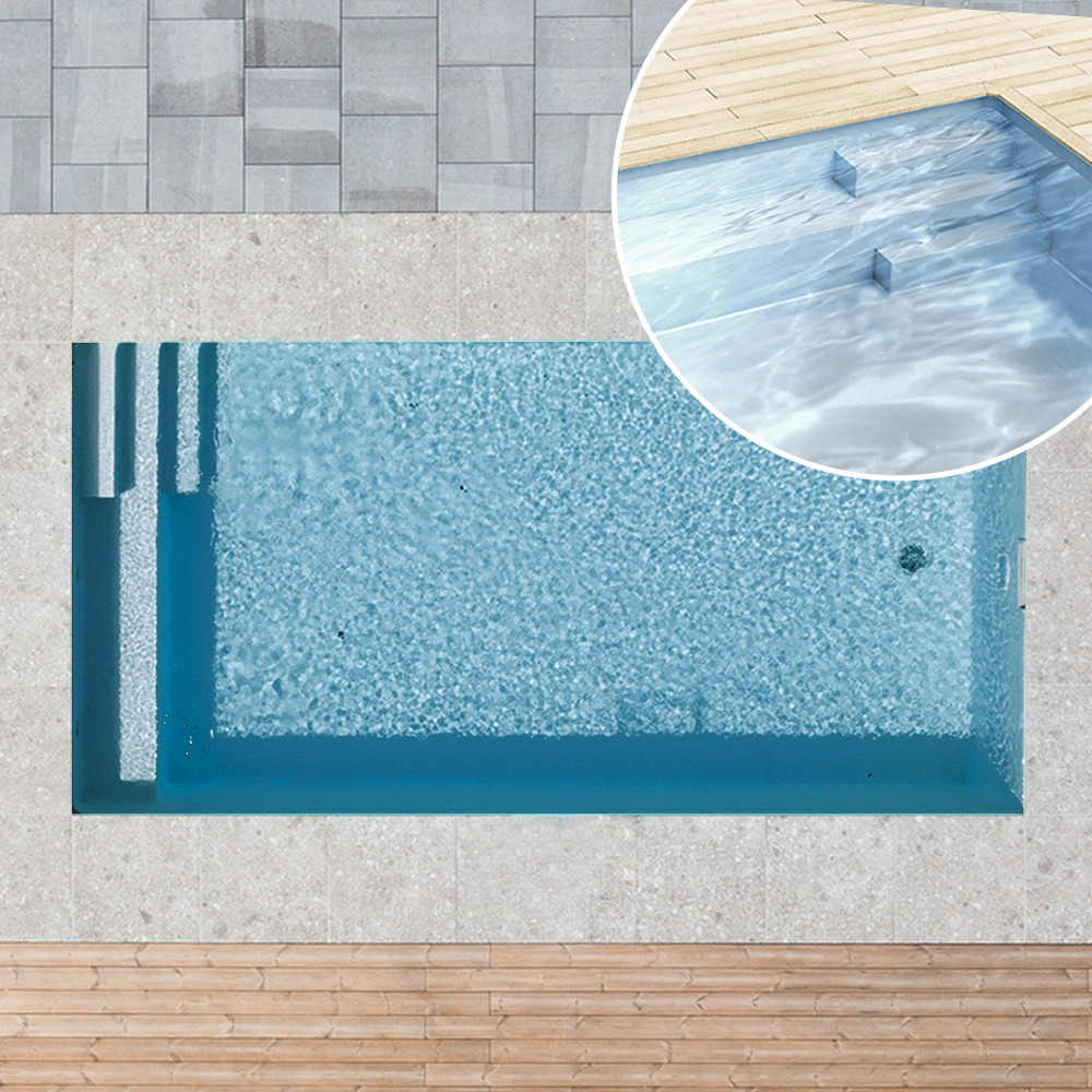 Styroporpool_TreppeSitzbank_120_rechts_Poolfolie_dunkelgrau