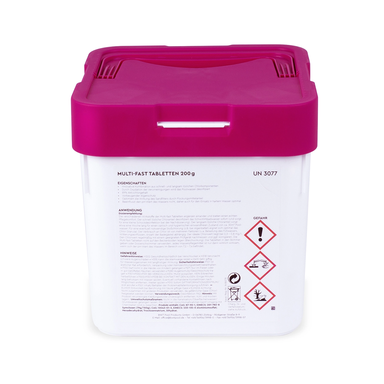 BWT AQA marin MULTI-FAST, Tabletten 200g, 2-Phasen, 5kg - Anwendung