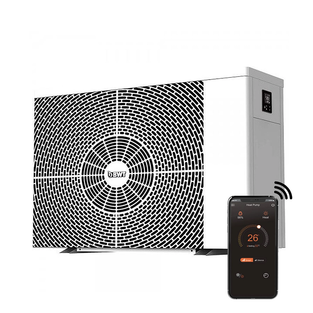 BWT_Waermepumpe_Inverter-Horizontal_mit-WLAN Pool Wärmepumpe Inverter Horizontal, mit Wifi-Funktion, als Poolheizung und Poolkühlung