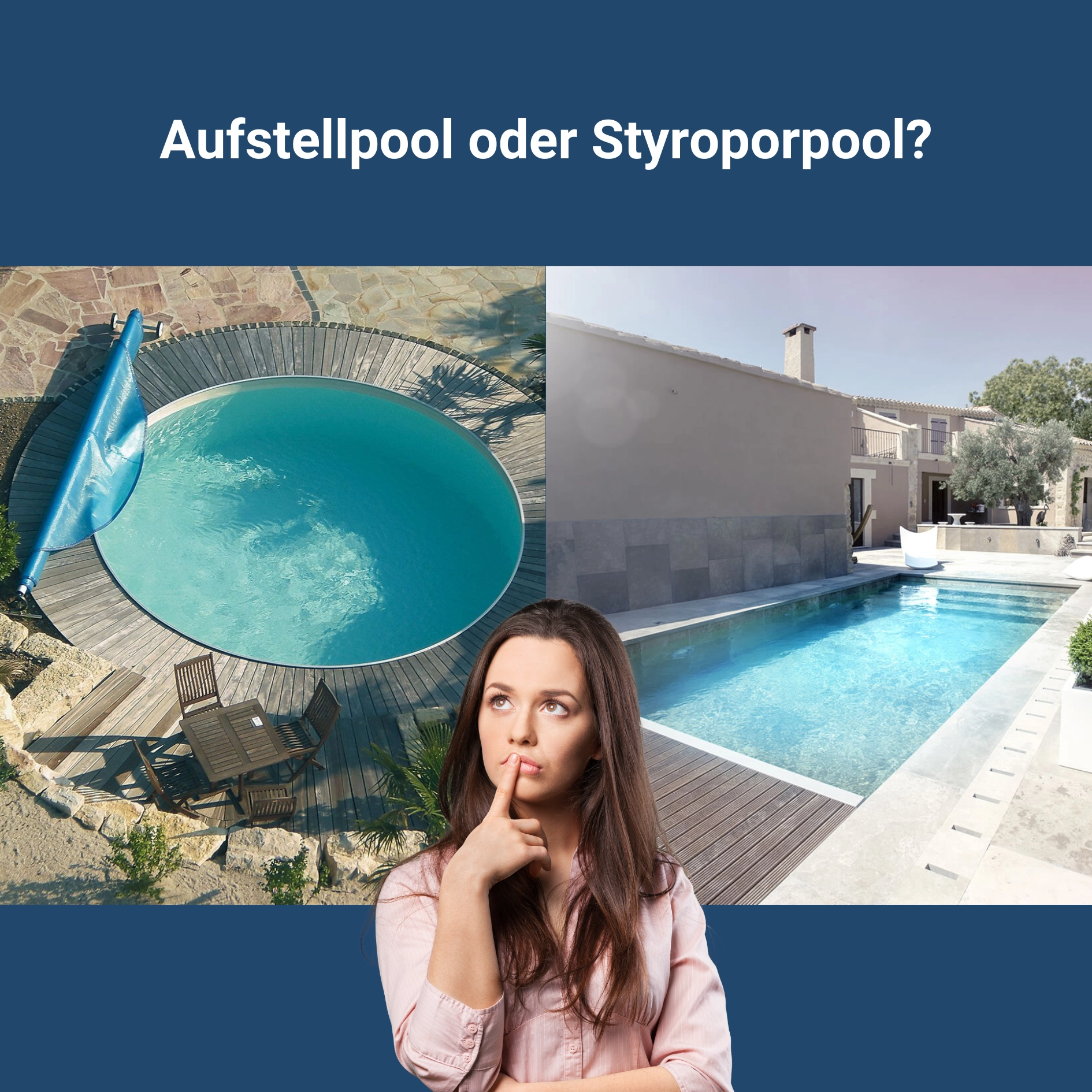 Auftellpool oder Styroporpool Auftellpool oder Styroporpool