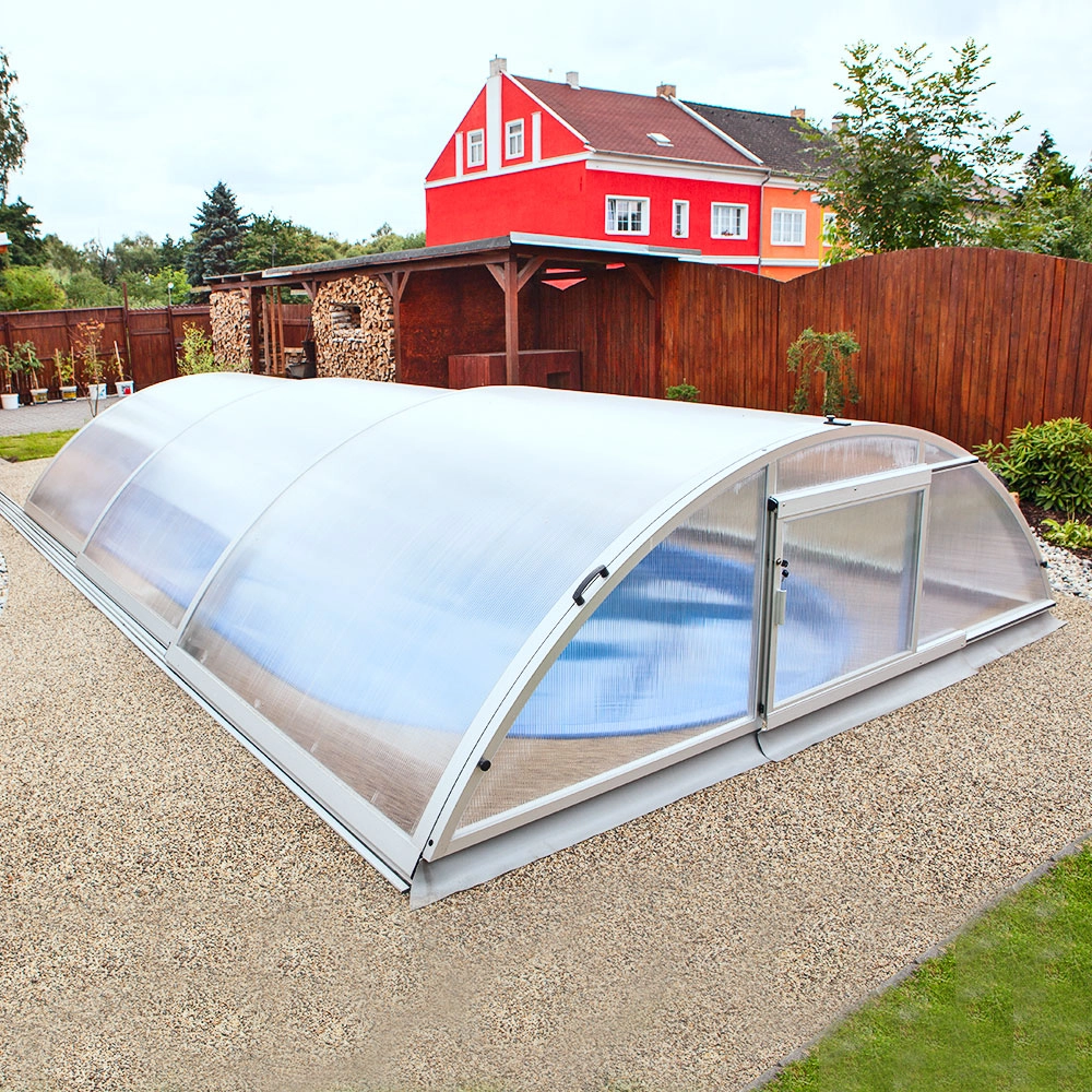 berdachung_mountfield_trend3_elox_8 Poolüberdachung vormontiert, 854 x 380 x 137 cm, div. Ausführungen