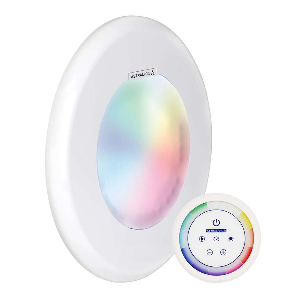 Pool Licht LumiPlus Flexi Plug&Play Komplettset RGB - div. Farben Blende, inklusive Fernbedienung