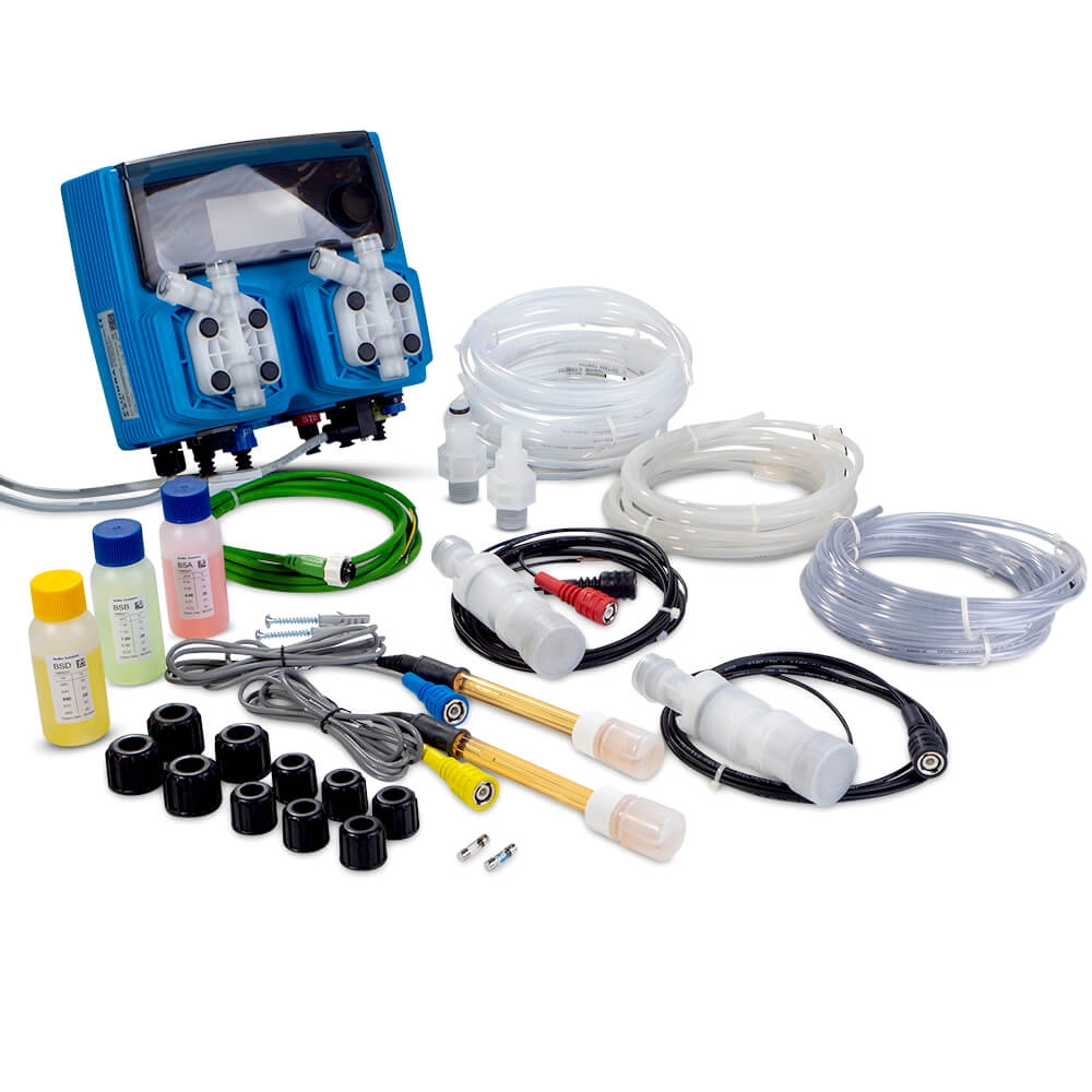 Chlor Dosieranlage Emec MICROPOOL pH-Redox WAD mit Magnetmembranpumpen