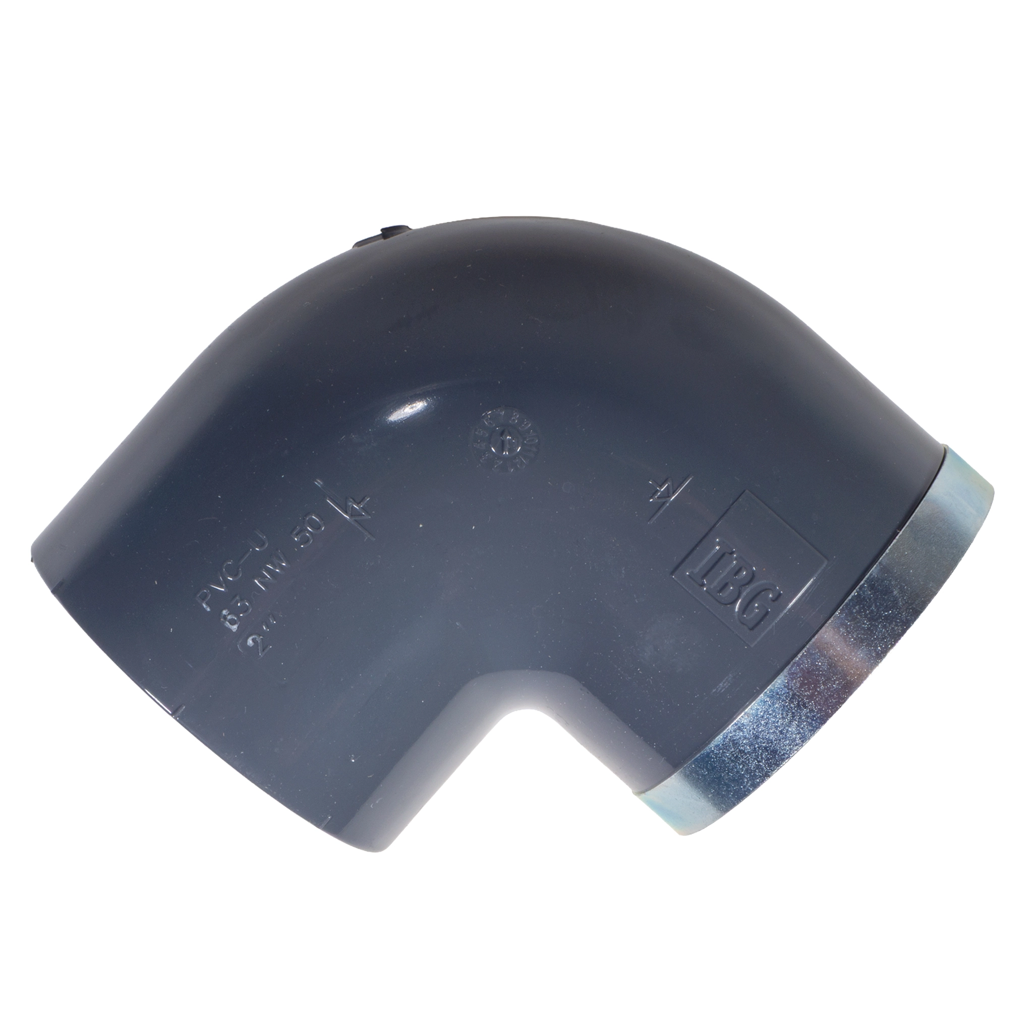  Winkel 90 Grad, Klebemuffe x Innengewinde 63 mm x 2" 
