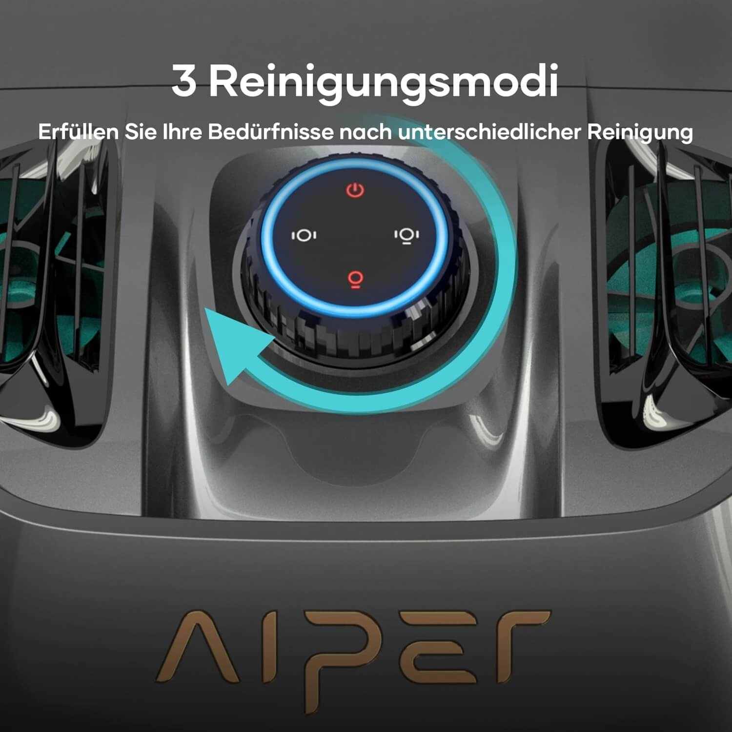 Akku-Poolroboter AIPER Seagull Pro - 3 Reinigungsmodi