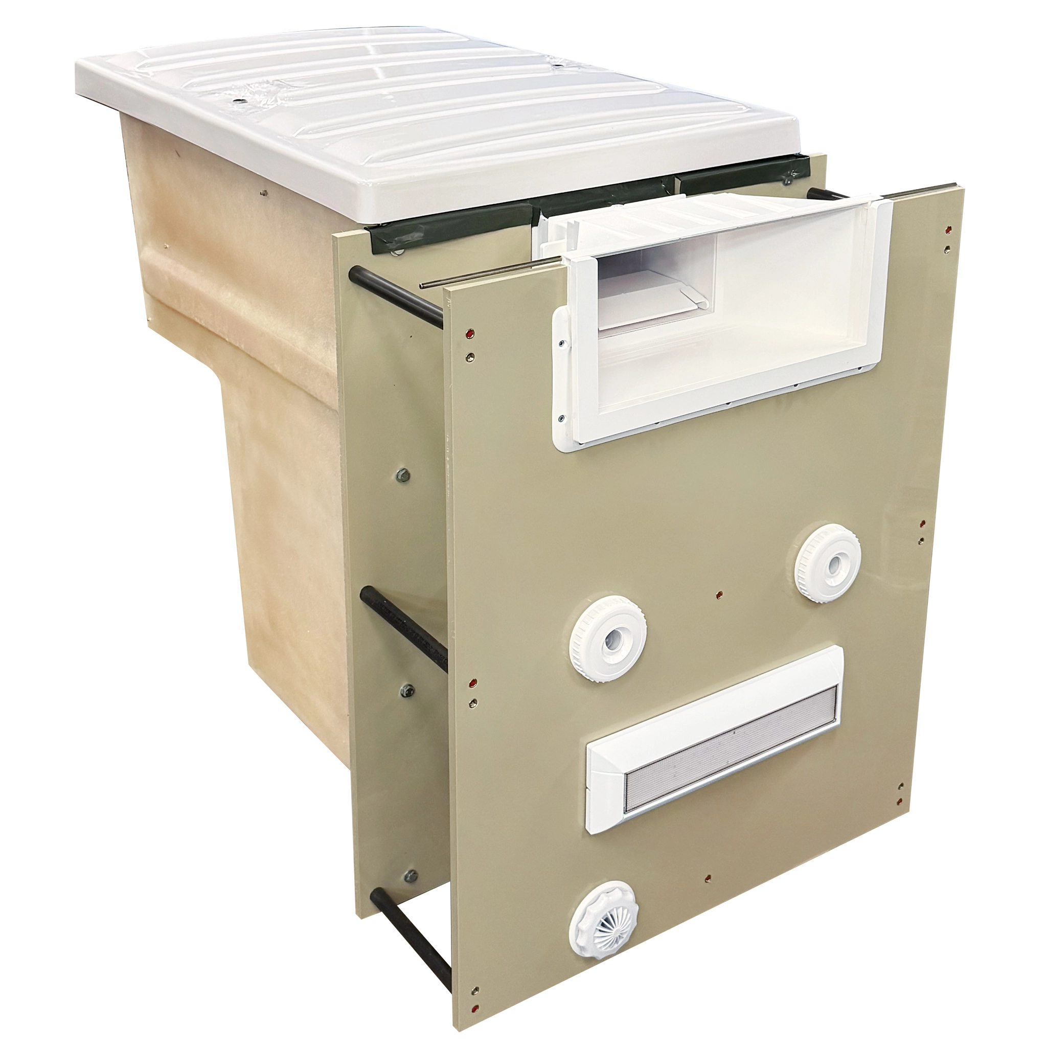 Thermostone Pool-Filterbox FWH14 mit High Level Skimmer