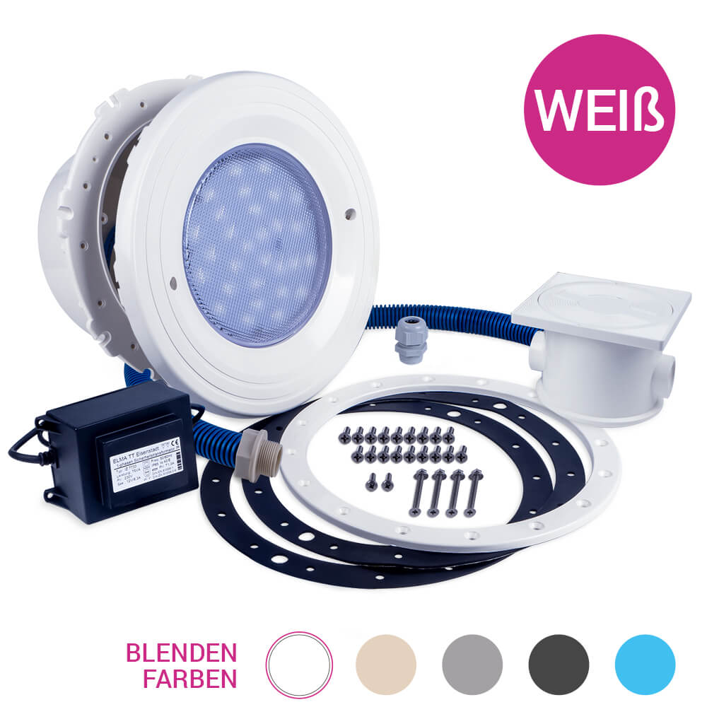 BWT 1er Scheinwerfer-Set, Power-LED, weiß, 12V - Komplettset kaufen