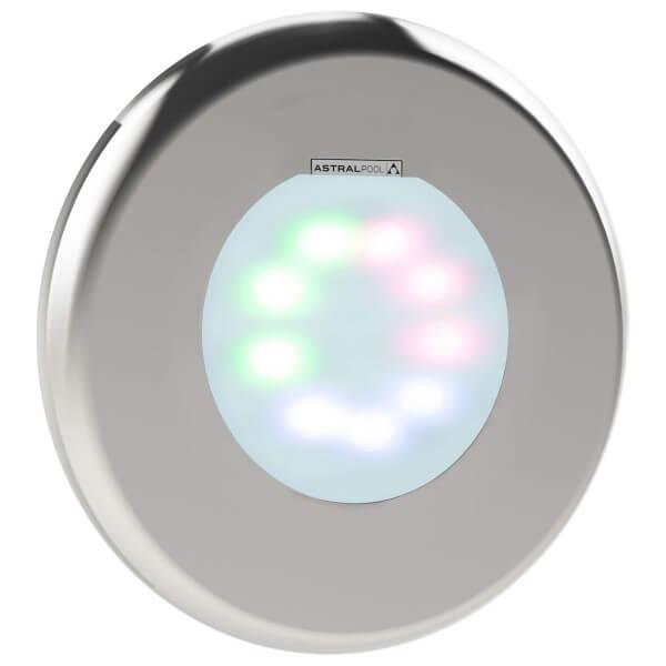 Pool Scheinwerfer, LED-RGB, Lumiplus Flexi V1, für Edelstahlpools INOXline, vormontiert