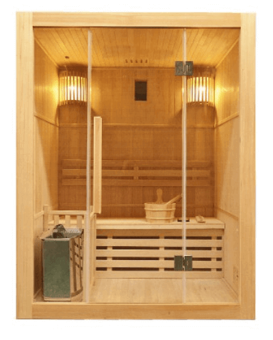 Finnische Sauna Riga, 150 x 120 x 190cm, 3 Personen