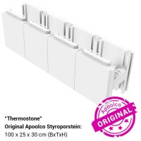 Thermostone Styropor Stein für Styropor Pools by Apoolco