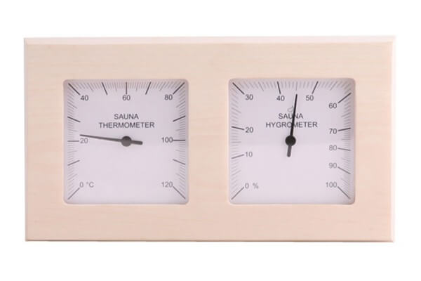 Thermo-Hygrometer Quadrat Espe, geteilt